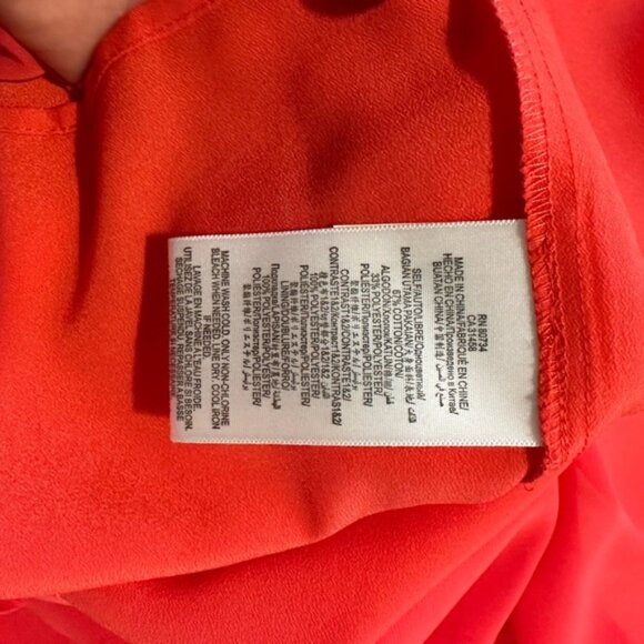 BCBGeneration | Flowy Lace Dress | Color: Orange/Red | Size: 4 - Picture 12 of 12